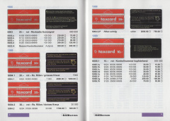 Telefonkarten Katalog der Schweizer Schalterkarten